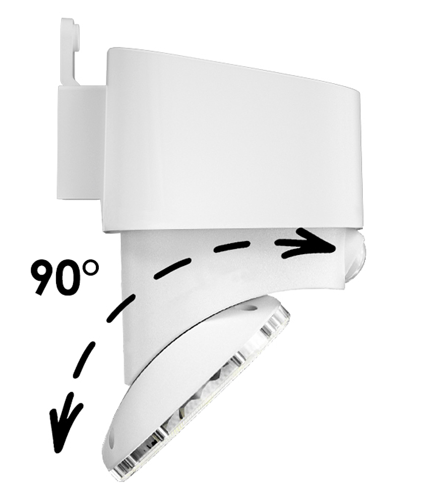 Applique solaire orientable